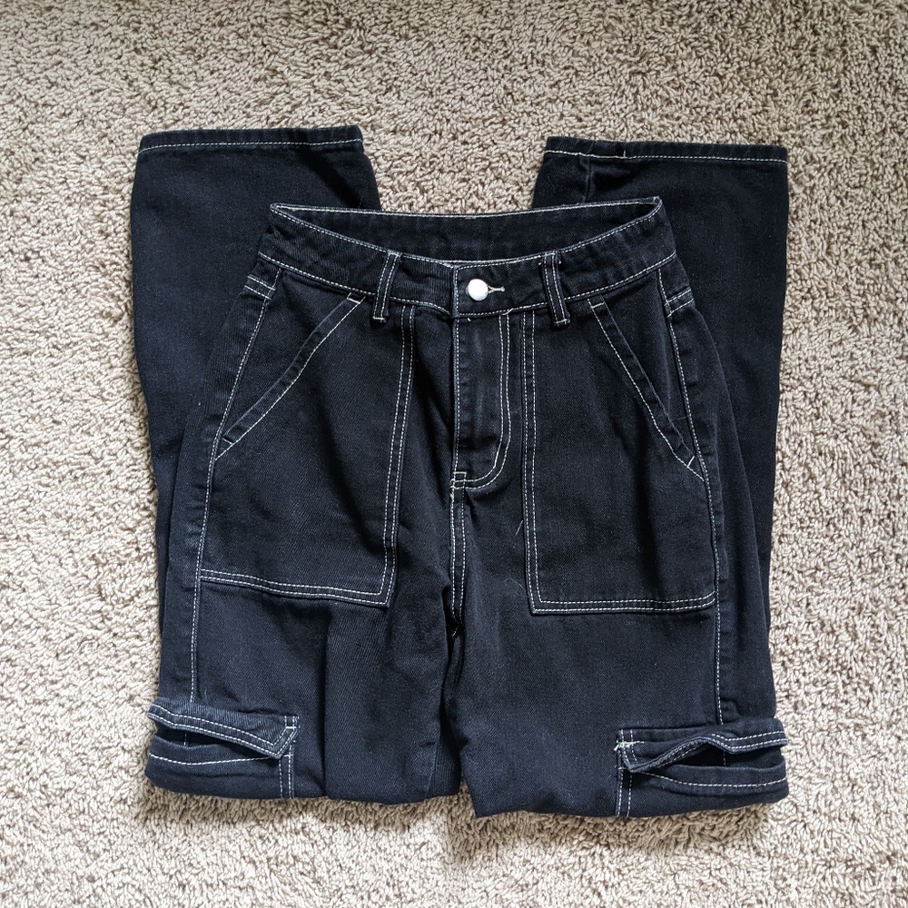 Black Cargo Pants